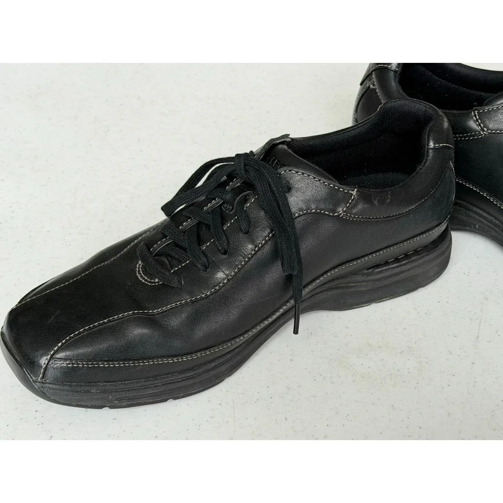 Rockport Signature Series Black Leather Oxfords Men's Size 9W Shoes Comfort